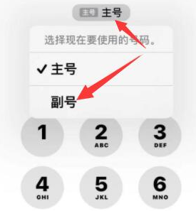 吴起苹果14维修店分享iPhone 14 Pro Max使用副卡打电话的方法 